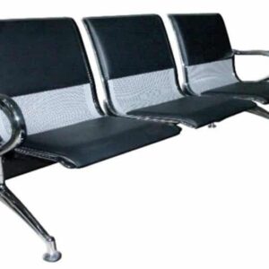 3 Linked Padded Visitors Bench in Nairobi – Comfortable & Durable Waiting Area Seating