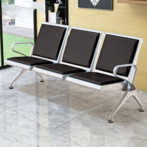Black Heavy Duty Visitors Bench in Nairobi – Strong, Comfortable & Ideal for Waiting Areas